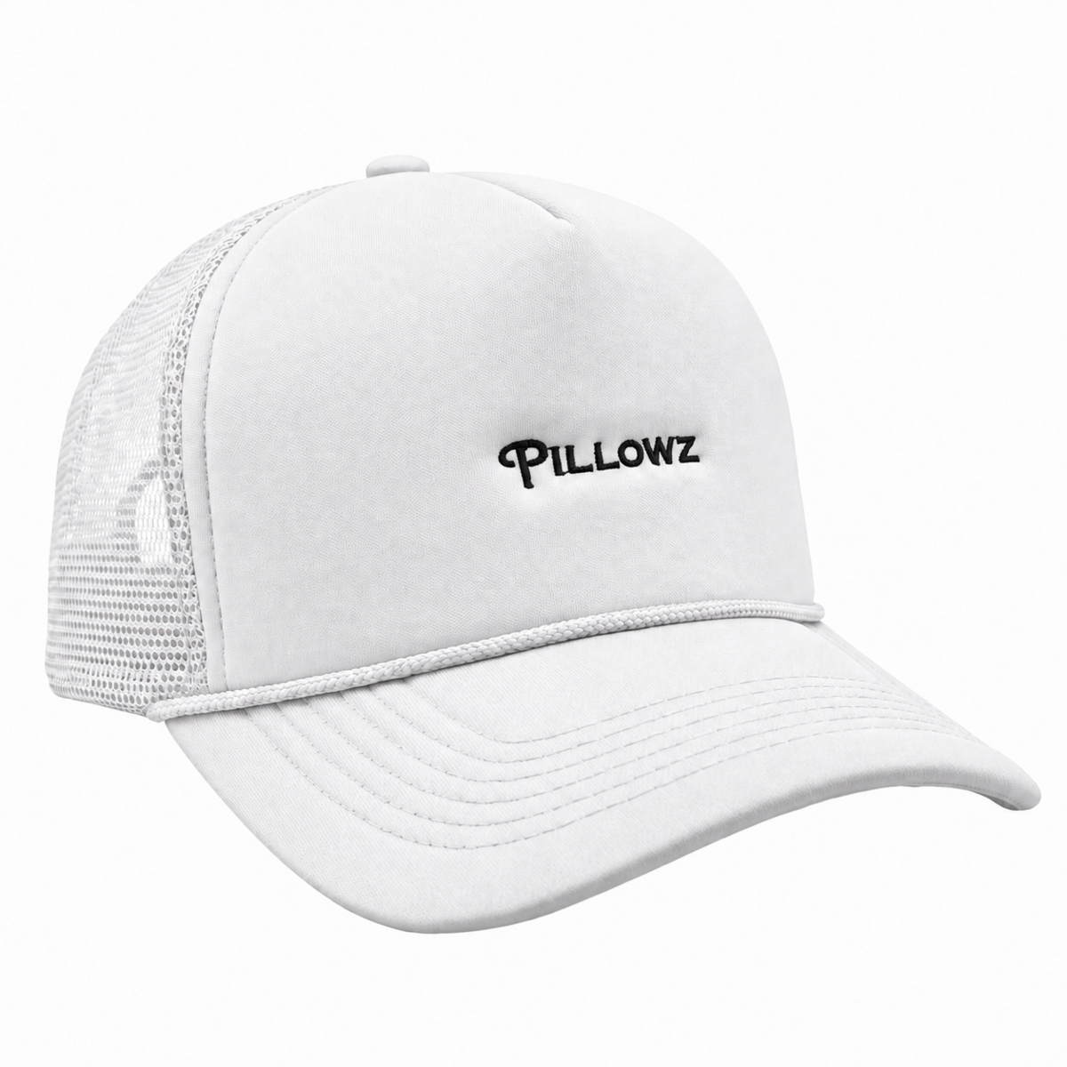 Pillowz Stitch Logo Foam Trucker Arctic White