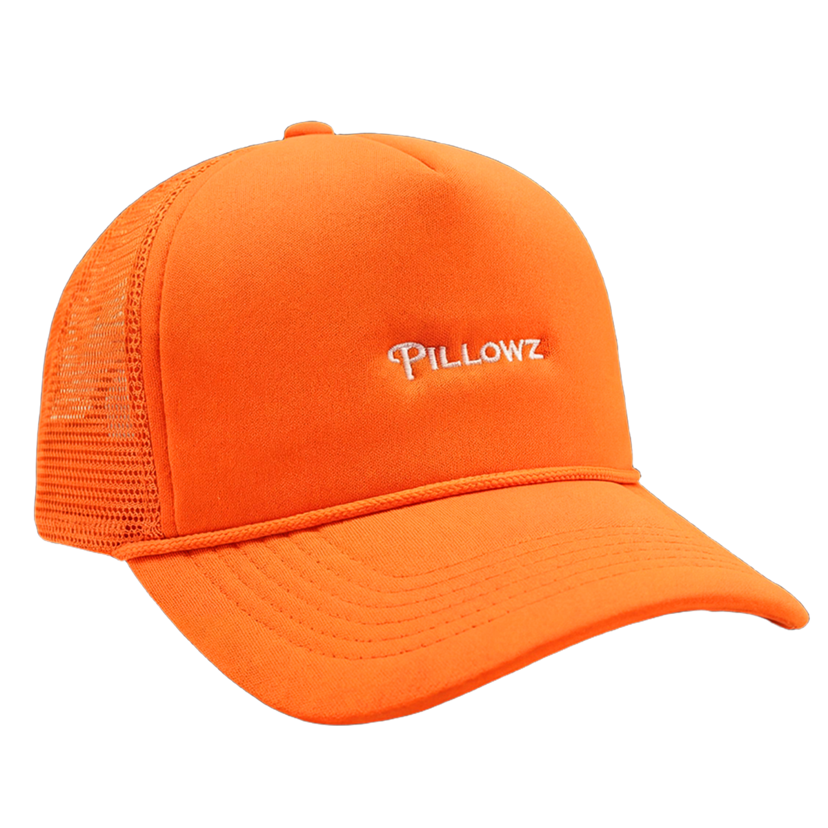 Pillowz Stitch Logo Foam Trucker Hunter Orange