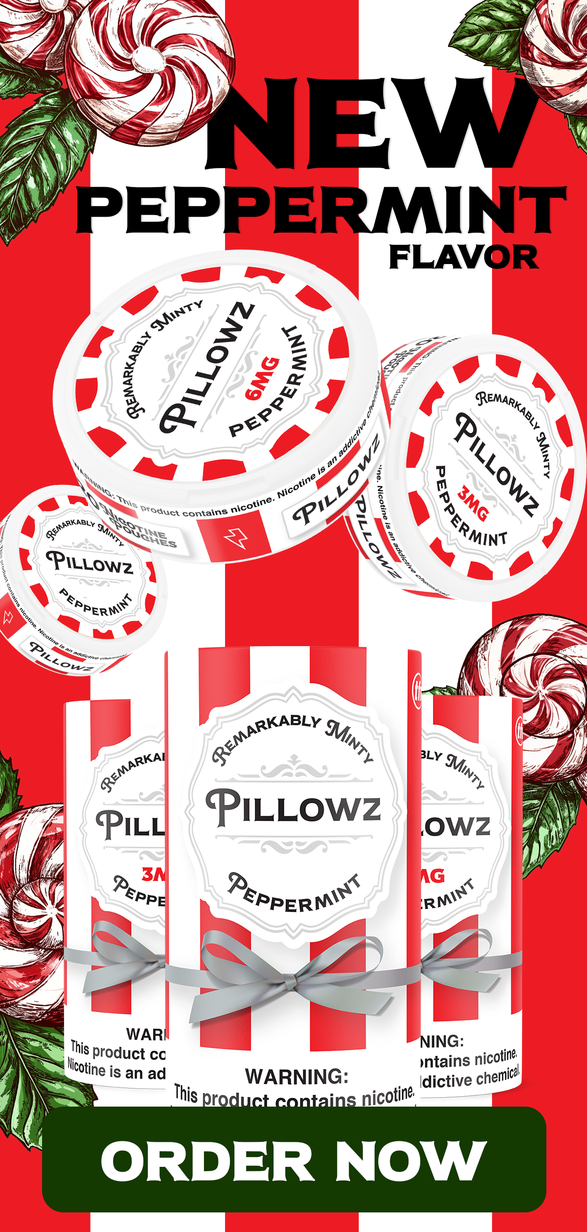 Pillowz | Shop Nicotine Pouches | Free Shipping Over $100
